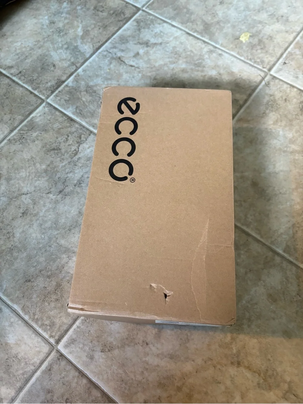 Ecco Black Leather Derby Shoes